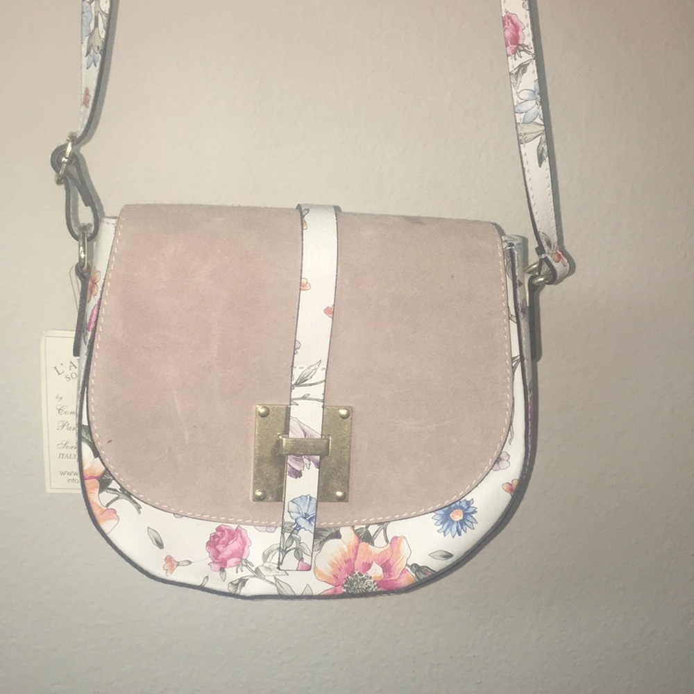 L’Artigiano Sorrentino Floral Shoulder Bag